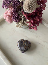 Load image into Gallery viewer, Chevron Amethyst Heart
