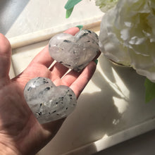 Load image into Gallery viewer, Tourmalated Quartz Hearts

