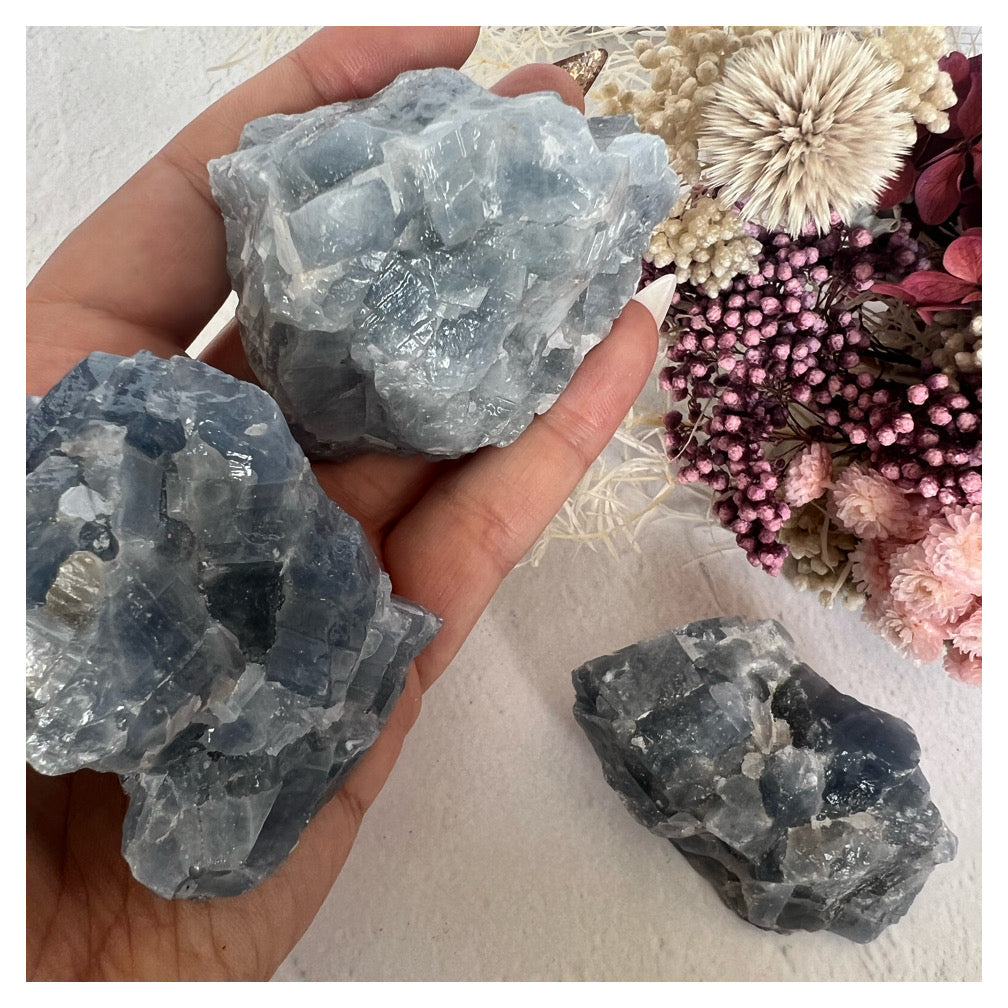 Blue Calcite | Rough